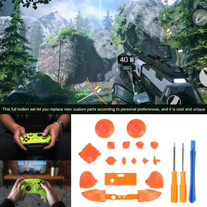 For Xbox Series X Controller Thumbstick LB RB Bumpers Trigger Buttons With Screwdriver Accessories(Transparent) - Repair & Spare Parts by buy2fix | Online Shopping UK | buy2fix