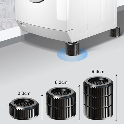 4pcs Double-layer JDY-H Washing Machine Shock-absorbing Floor Mat Furniture Non-slip Heightening Bracket - Washing Machines & Parts by buy2fix | Online Shopping UK | buy2fix