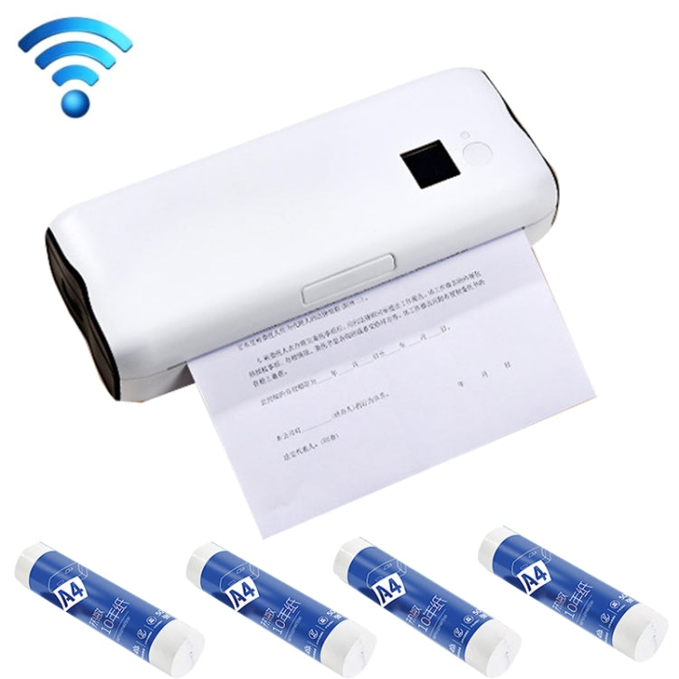 Home Small Phone Office Wireless Wrong Question Paper Student Portable Thermal Printer, Style: Remote Edition+200pcs A4 Paper - Consumer Electronics by buy2fix | Online Shopping UK | buy2fix