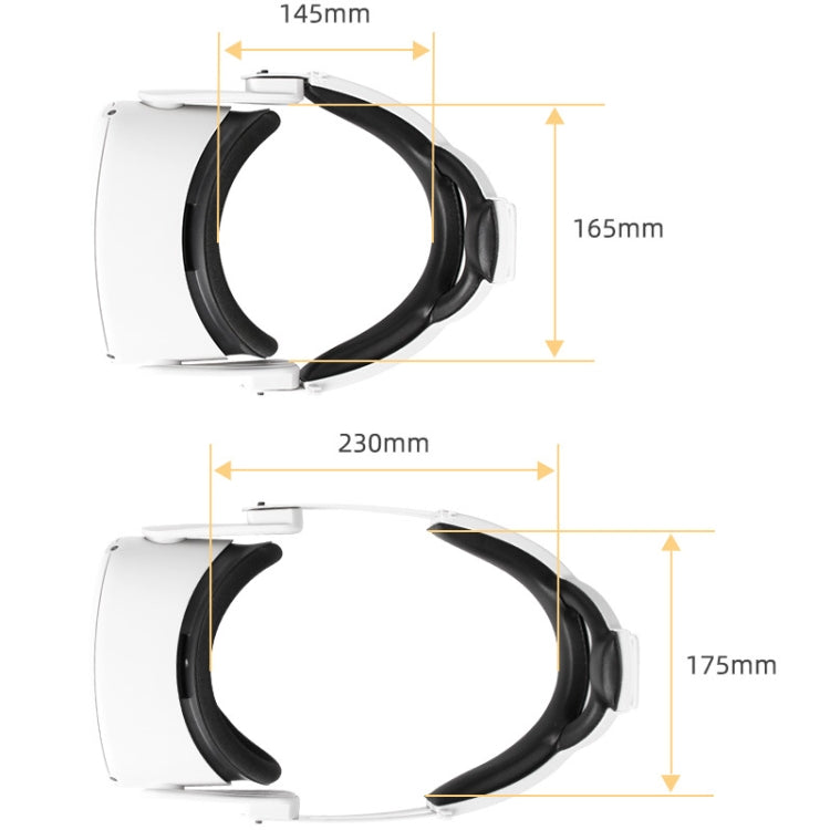 Hifylux Q2-TD79 For Oculus Quest 2 Decompression Comfortable Headband Set VR Glasses Accessories(White) - Consumer Electronics by buy2fix | Online Shopping UK | buy2fix