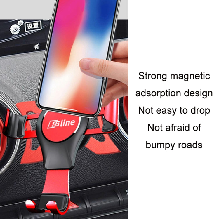 For Audi Car Strong Magnetic Phone Holder(Q2L Stand 2 Black) -  by buy2fix | Online Shopping UK | buy2fix