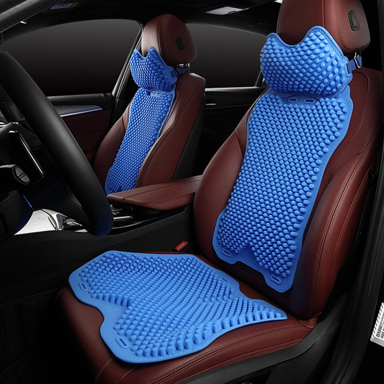 Silicone Car Seat Cushion Summer Breathable Cool Pad, Color: Rear Cushion Coffee -  by buy2fix | Online Shopping UK | buy2fix