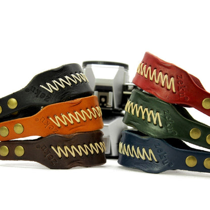 Zeku Retro Leather SLR Wristband Anti-drop Camera Wrist Strap without Camera(Red) - Camera Strap by buy2fix | Online Shopping UK | buy2fix