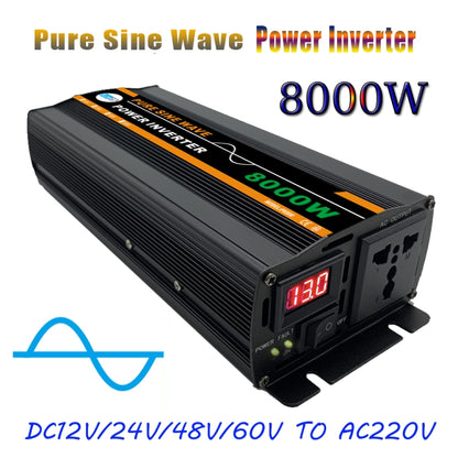 8000W 48V to 220V High Power Car Pure Sine Wave Inverter Power Converter - Pure Sine Wave by buy2fix | Online Shopping UK | buy2fix