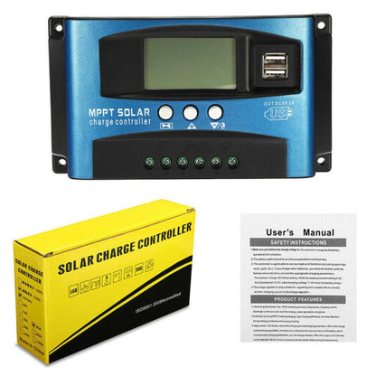 YCX-003 30-100A Solar Charging Controller with LED Screen & Dual USB Port Smart MPPT Charger, Model: 12/24/36/48/60V 40A - Others by buy2fix | Online Shopping UK | buy2fix