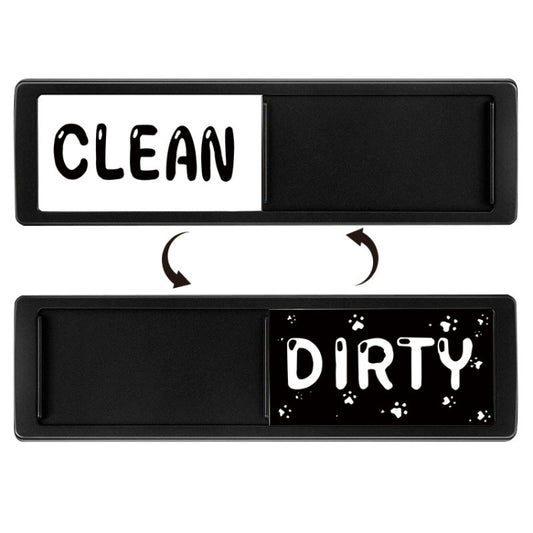 Dishwasher Magnet Clean Dirty Sign Double-Sided Refrigerator Magnet(Black Cat Claw) - Dish Washers & Accessories by buy2fix | Online Shopping UK | buy2fix