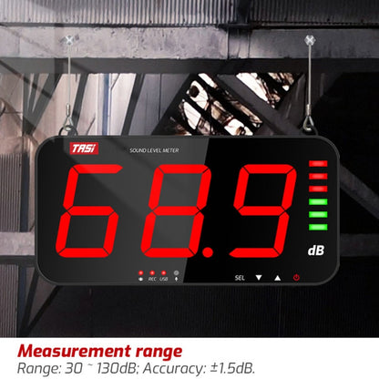 TASI TA653A Large Screen Wall-Mounted Noise Meter Decibel Detector - Light & Sound Meter by TASI | Online Shopping UK | buy2fix