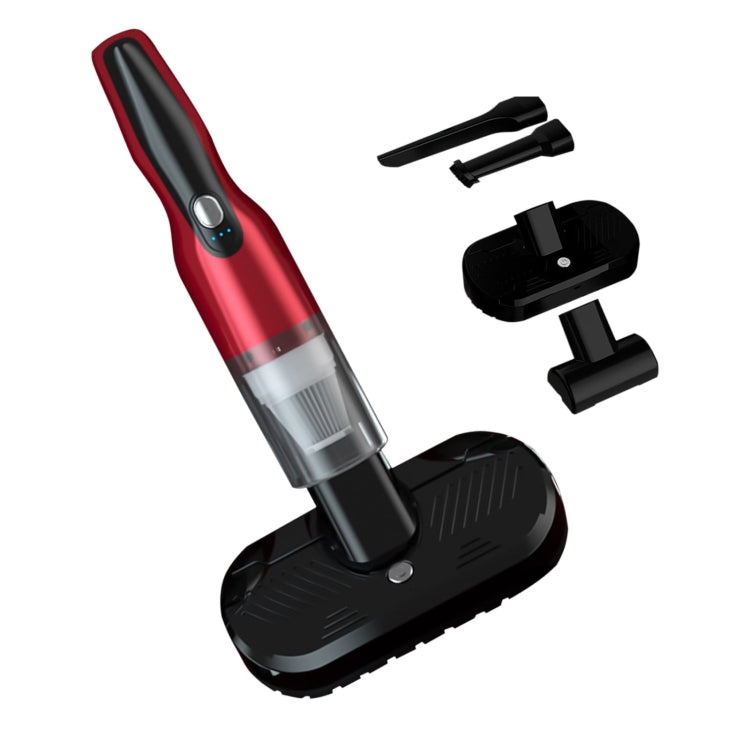 4 In 1 12000pa Wireless  Mini Handheld Car Vacuum Cleaner Mite Remover(Red) - Vacuum Cleaner by buy2fix | Online Shopping UK | buy2fix