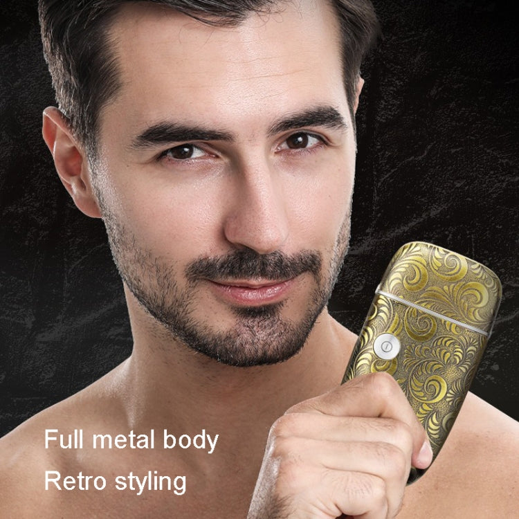Men Bald Haircut 2 In 1 Electric Hair Clipper Waterproof Set(Gold) - Hair Trimmer by buy2fix | Online Shopping UK | buy2fix