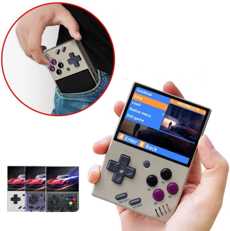 Miyoo Mini Plus 3.5 Inch IPS Screen Retro Handheld Game Console NO Card 0 Games(Grey) - Pocket Console by buy2fix | Online Shopping UK | buy2fix