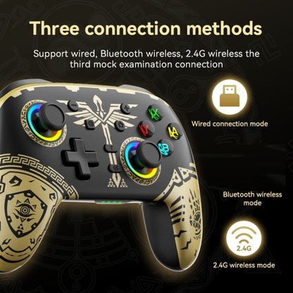 Wireless Bluetooth Somatosensory Vibration Gamepad for Nintendo Switch/Switch PRO, Color: Black - Gamepads by buy2fix | Online Shopping UK | buy2fix