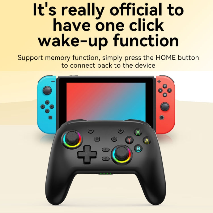 Wireless Bluetooth Somatosensory Vibration Gamepad for Nintendo Switch/Switch PRO, Color: White - Gamepads by buy2fix | Online Shopping UK | buy2fix