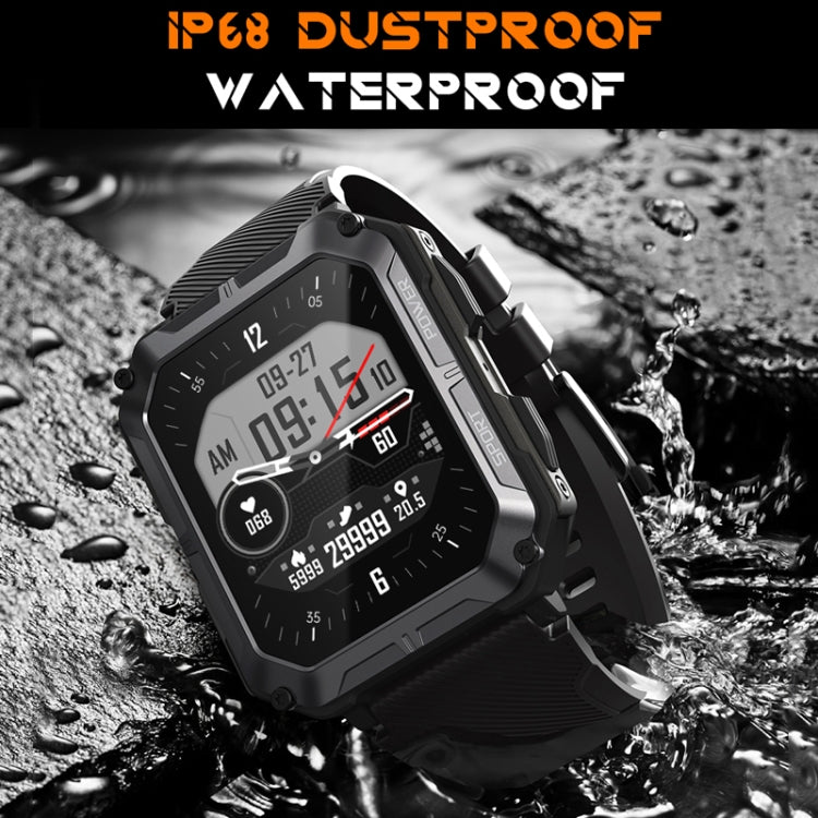 1.83 Inch IP68 Waterproof Bluetooth Call Sports Smart Watch Outdoor Three-Proof Multifunctional Watch(Black) - Smart Watches by buy2fix | Online Shopping UK | buy2fix