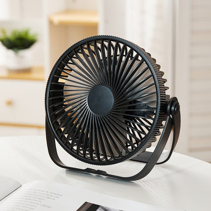 3-in-1 Electric Fan Wall Mounted Desktop Quiet Brushless Turbine Mini Fan, Style: USB Plug(Black) - Electric Fans by buy2fix | Online Shopping UK | buy2fix