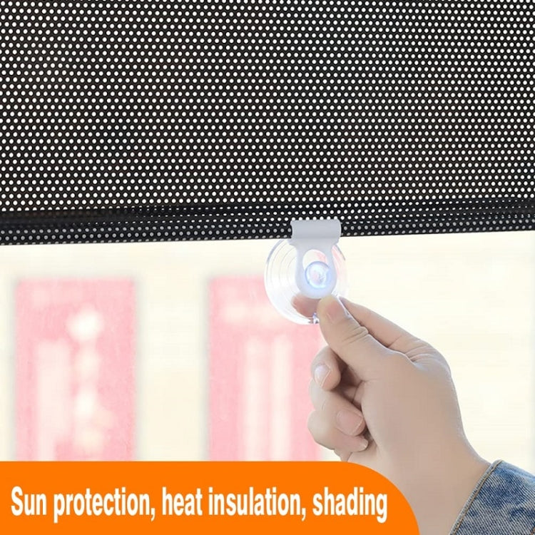 58x125cm Laser Silver Suction Cup Telescopic Car Sun Protection Blackout Curtain - Window Foils & Solar Protection by buy2fix | Online Shopping UK | buy2fix