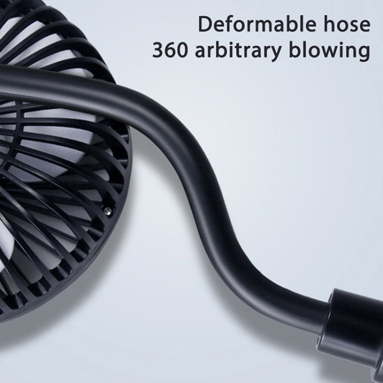 12V/24V High Wind Cooling USB Car Cup Holder Single Head Fan(R-8050) - Heating & Fans by buy2fix | Online Shopping UK | buy2fix