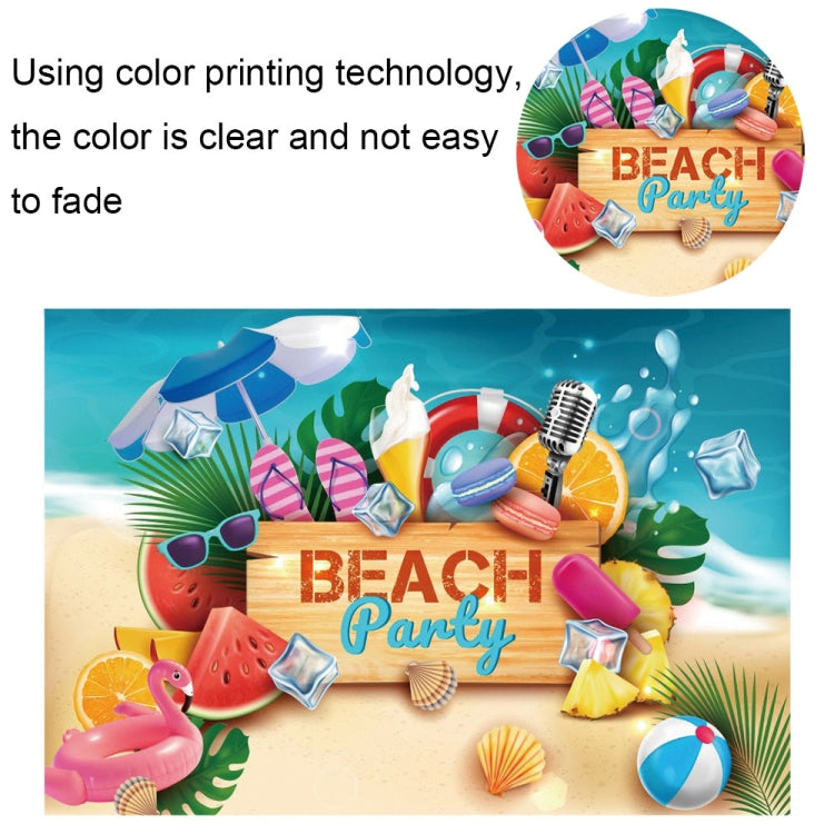 80x120cm Summer Pool Party Decoration Backdrop Swimming Ring Photography Background Cloth(11311789) -  by buy2fix | Online Shopping UK | buy2fix