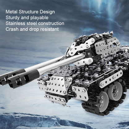 797pcs Stainless Steel Armored Vehicle 3D Metal Model Precision Mechanical Assembly Tank Assembly High Difficulty Toys - Model Toys by buy2fix | Online Shopping UK | buy2fix