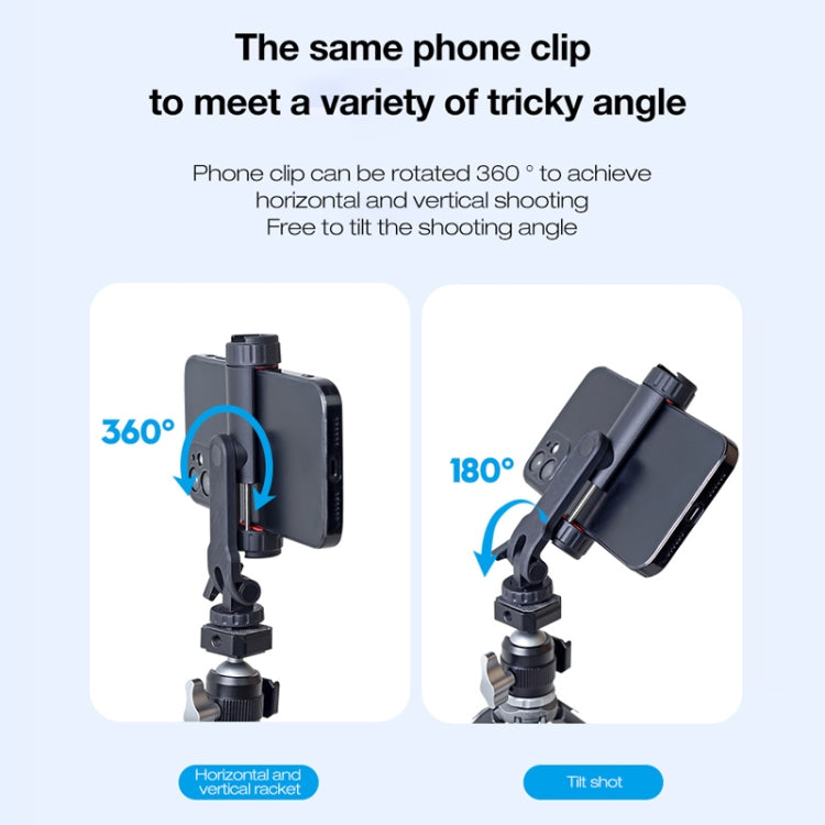 Cimapro Swivel Cold Boot Camera Phone Mount Bracket External Tripod(Black) - Other Accessories by Cimapro | Online Shopping UK | buy2fix