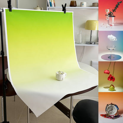 78x104cm Gradient Background Paper Photography Portrait Photo Props(Realm of Clear Sky) - Gradient Color by buy2fix | Online Shopping UK | buy2fix