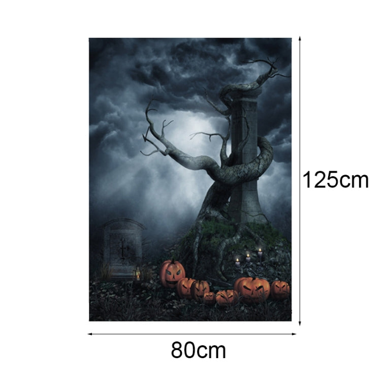 1.25x0.8m Holiday Party Photography Background Halloween Decoration Hanging Cloth, Style: WS-187 - Cartoon by buy2fix | Online Shopping UK | buy2fix