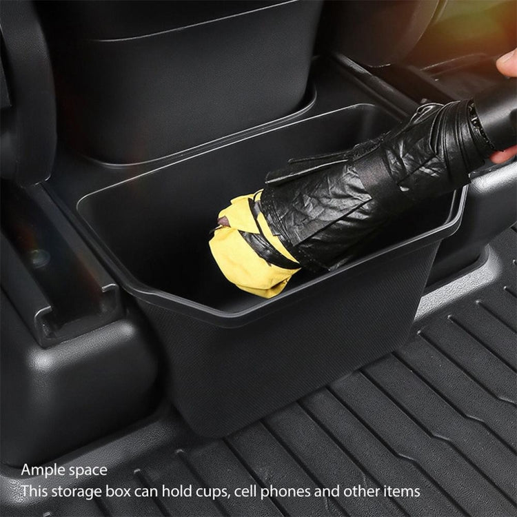 For Tesla Model Y Garbage Can Bin Accessories Rear Center Console Storage Box Organizer, Color: Black - Stowing Tidying by buy2fix | Online Shopping UK | buy2fix