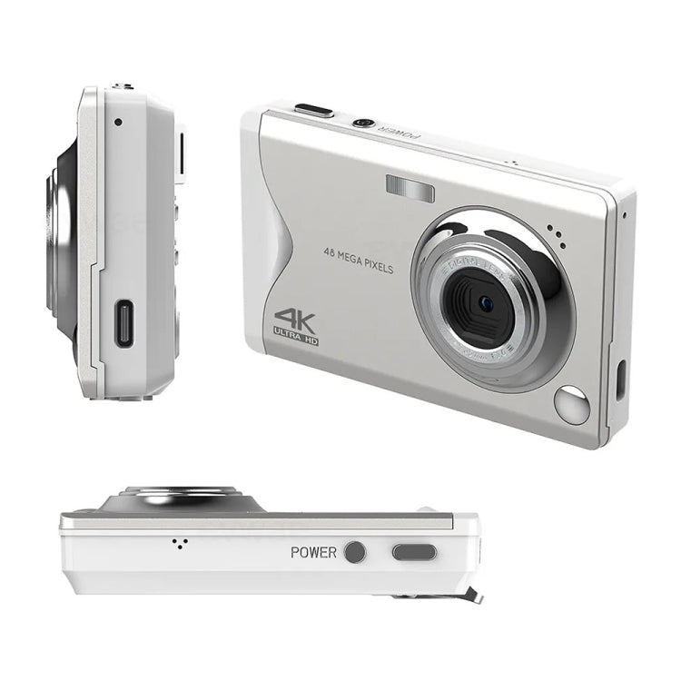 4K HD 3.0-Inch IPS Screen Autofocus HD Digital Camera(White) - Children Cameras by buy2fix | Online Shopping UK | buy2fix