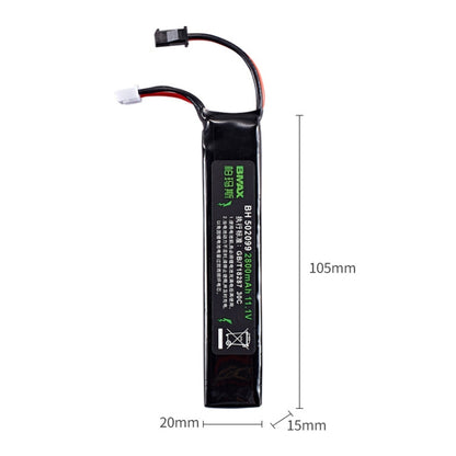 BMAX 11.1V High Rate 30C Discharge Water Marble Rifle Rechargeable Li-Ion Battery, Plug: XT30 - Li-ion Batteries by BMAX | Online Shopping UK | buy2fix