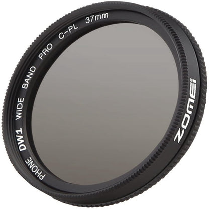 ZOMEI Camera Filter 37MM CPL Polarizer Mobile Phone External Lens(Black) - Others Lens by ZOMEI | Online Shopping UK | buy2fix