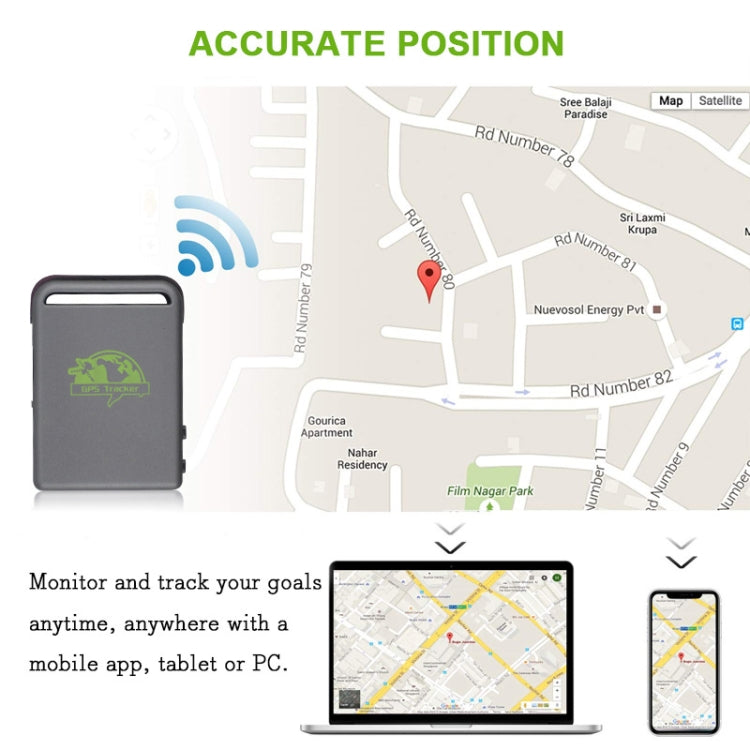 TK102-2 Vehicle GSM GPRS GPS Real Time Tracking Tracker - Car Tracker by buy2fix | Online Shopping UK | buy2fix
