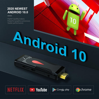 X96 S400 Android 10.0 Mini TV Stick, Allwinner H313 Quad Core ARM Cortex A53, 1GB + 8GB, Support WiFi, HDMI, TF Card, USB - Consumer Electronics by buy2fix | Online Shopping UK | buy2fix