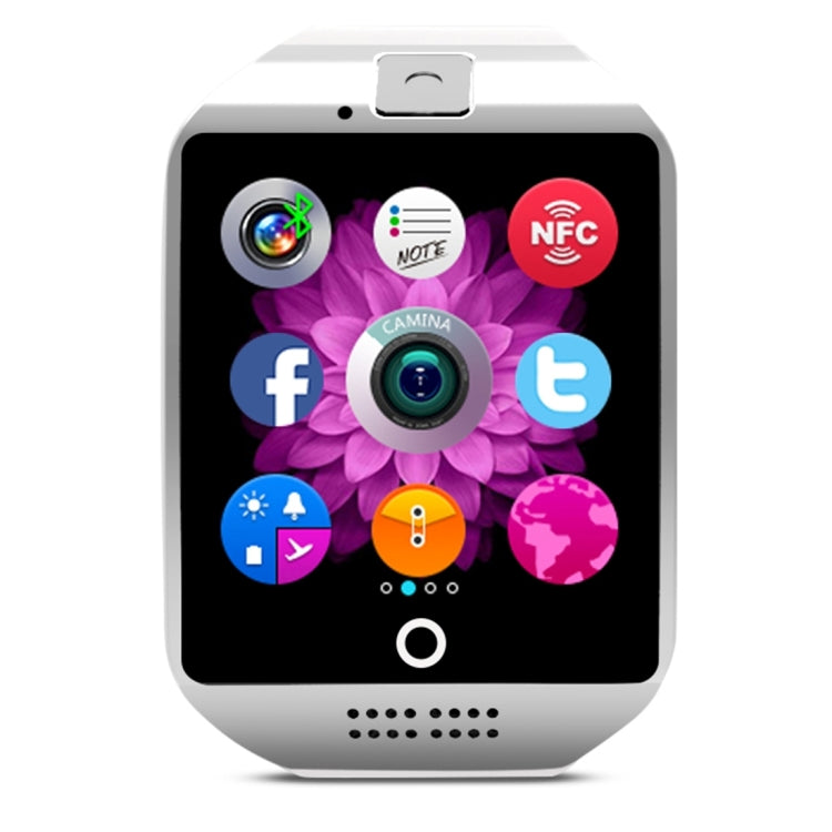 Q18 1.54 inch TFT Screen MTK6260A 360MHz Bluetooth 3.0 Smart Watch Phone, 128M + 64M Memory(White) - Smart Wear by buy2fix | Online Shopping UK | buy2fix