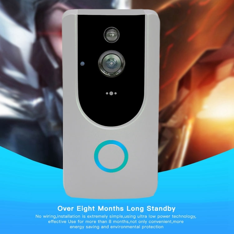 M2 720P Smart WIFI Video Visual Doorbell,Support Mobile Phone Remote Monitoring & Night Vision (Grey) - Security by buy2fix | Online Shopping UK | buy2fix