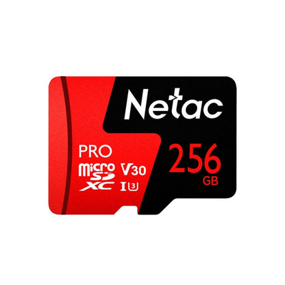 Netac P500 PRO 256GB U3 Speed Level Automobile Data Recorder Monitor Camera Memory Card TF Card - Micro SD Card by Netac | Online Shopping UK | buy2fix