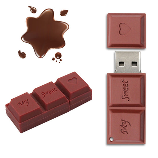 MicroDrive 16GB USB 2.0 Creative Chocolate U Disk - Computer & Networking by MicroDrive | Online Shopping UK | buy2fix